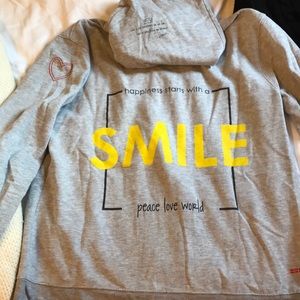 PEACE LOVE WORLD HOODIE